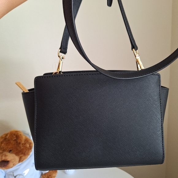 New MICHAEL KORS Selma Messenger Leather Medium Messenger Crossbody Bag - Picture 3 of 7